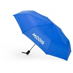 Blue - Travel Auto-Open Custom Umbrella w/ Case - 41"