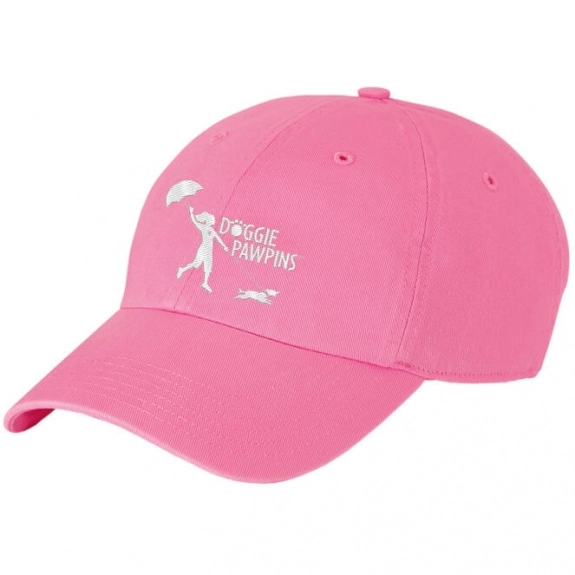 Hot Pink Richardson Washed Chino Custom Hat