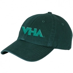 Dark Green Richardson Washed Chino Custom Hat
