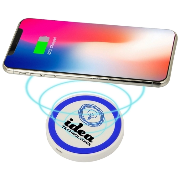 Use Full Color Round Custom Qi Wireless Charging Pad