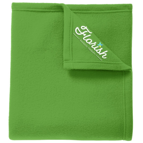Vine Green - Port Authority Core Custom Fleece Blanket 