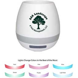 Colors - Promotional Musical Planter and Wireless Speaker Combo