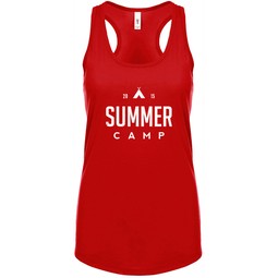 Red Turquoise Next Level Ideal Racerback Promo Tank - Women's