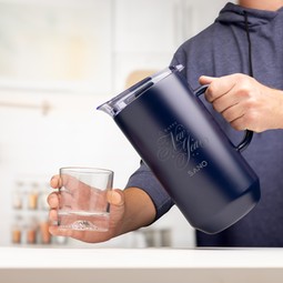 Lifestyle - Marston 67 oz. Stainless Steel Promotional Pitcher