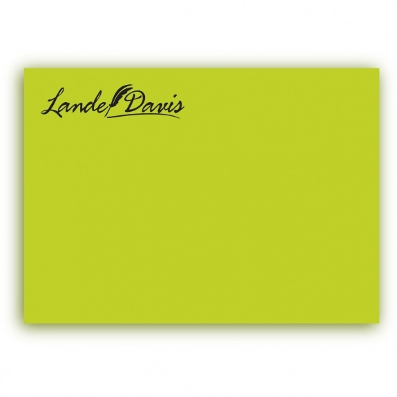 Neon Custom Post-it Notes - 25 Sheets - 4"w x 3"h