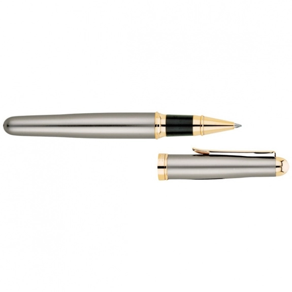Silver Bettoni Gunmetal Engraved Executive Pen