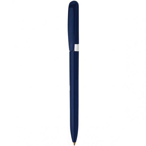 Navy Blue BIC Pivo Chrome Twist Action Custom Pens