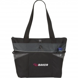 Charcoal / Black Atchison Rock Ripstop Promotional Tote Bag