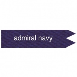 Admiral Navy Custom Ribbon - Foil Stamped - 2"x 6"