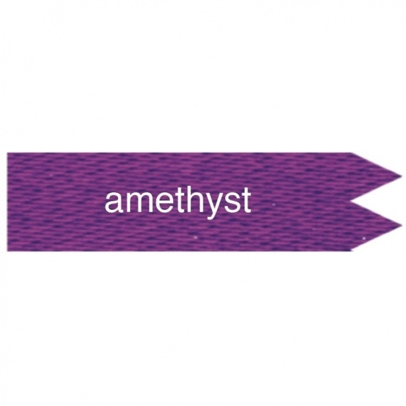 Amethyst Custom Ribbon - Foil Stamped - 2"x 6"