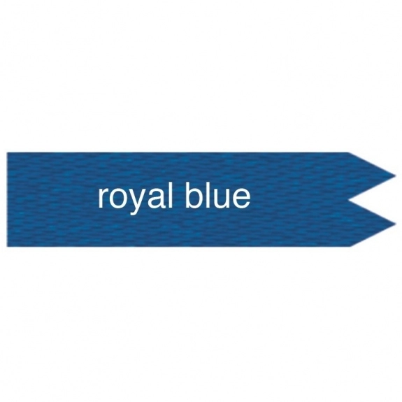 Royal Blue Custom Ribbon - Foil Stamped - 2"x 6"