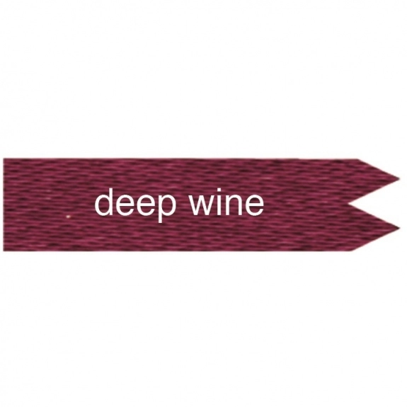 Deep Wine Custom Ribbon - Foil Stamped - 2"x 6"
