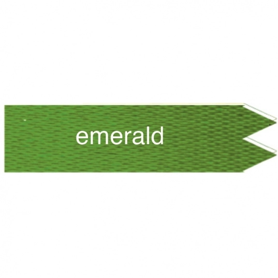 Emerald Custom Ribbon - Foil Stamped - 2"x 6"