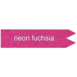 Neon Fuchsia Custom Ribbon - Foil Stamped - 2"x 6"