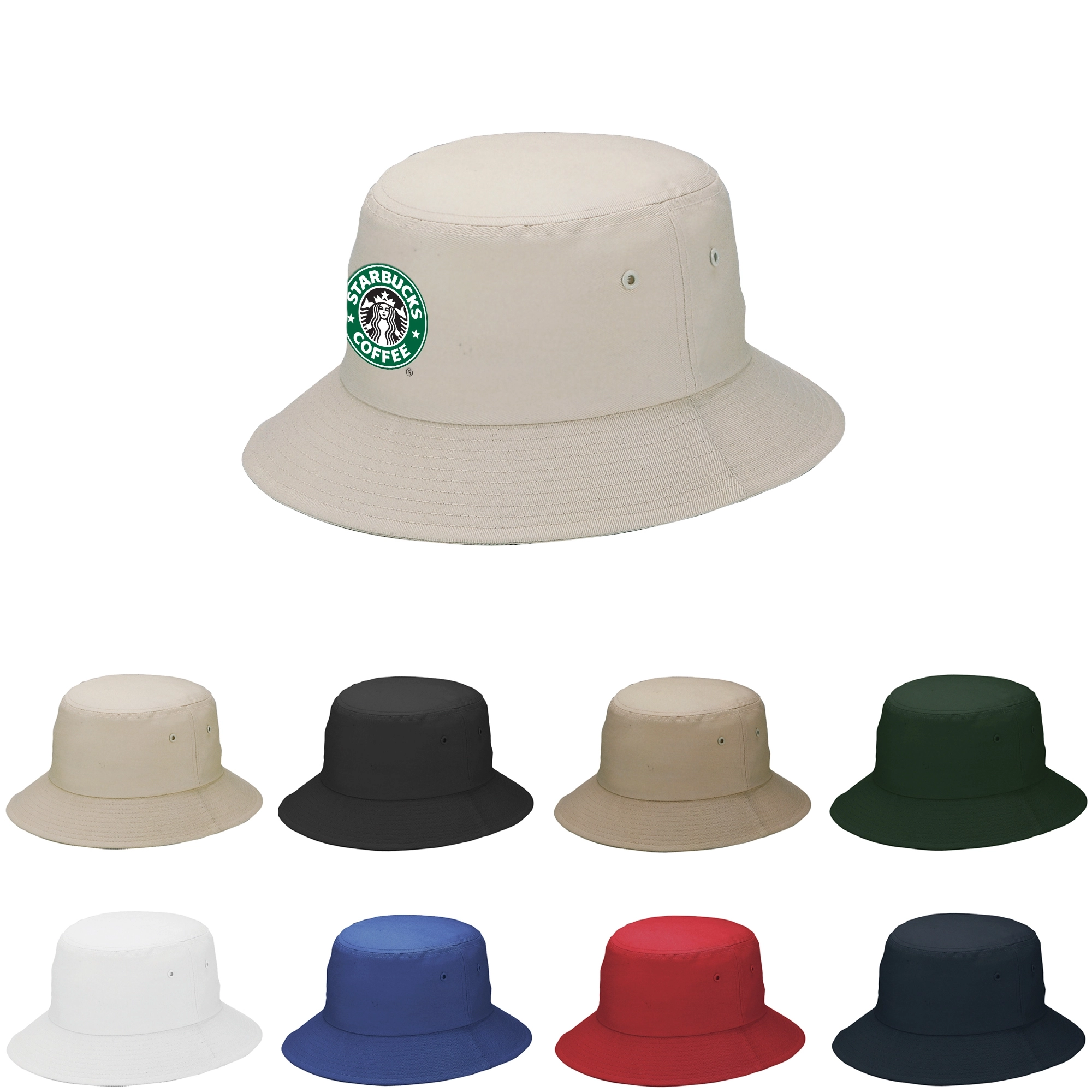 Cotton Blend Twill Custom Bucket Hat