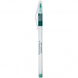 Frosted Stick Promotional Pen w/ Rubber Grip