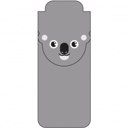 Koala Full Color Paws N Claws Magnetic Custom Bookmark
