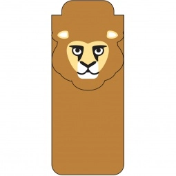 Lion Full Color Paws N Claws Magnetic Custom Bookmark