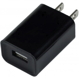 Black Full Color USB Cell Phone Custom Wall Chargers