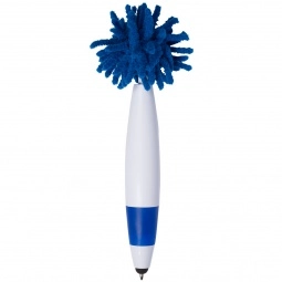 Blue MopTopper Jr. Stylus Custom Pens / Screen Cleaner