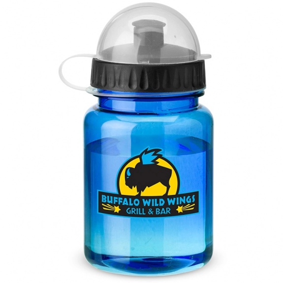 Blue Full Color Mini Custom Water Bottle