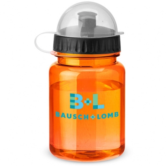 Orange Full Color Mini Custom Water Bottle