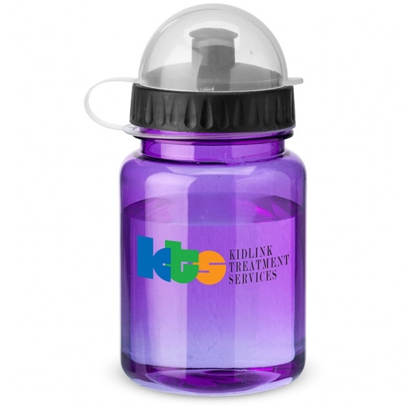 Purple Full Color Mini Custom Water Bottle