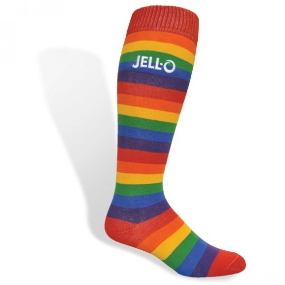 Rainbow Knee High Custom Socks