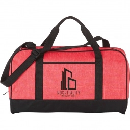 Red - Heather Custom Duffel Bag - 18"