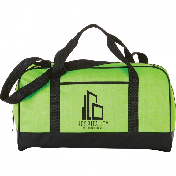 Lime Green - Heather Custom Duffel Bag - 18"
