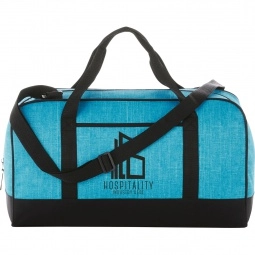 Blue - Heather Custom Duffel Bag - 18"