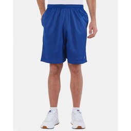 Front Champion Polyester Promotional Mesh Shorts - Men's