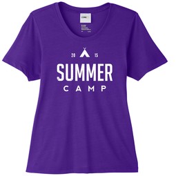 Campus purple - Core365&#174; Fusion Chromasoft Logo Performance T-Shirt - 