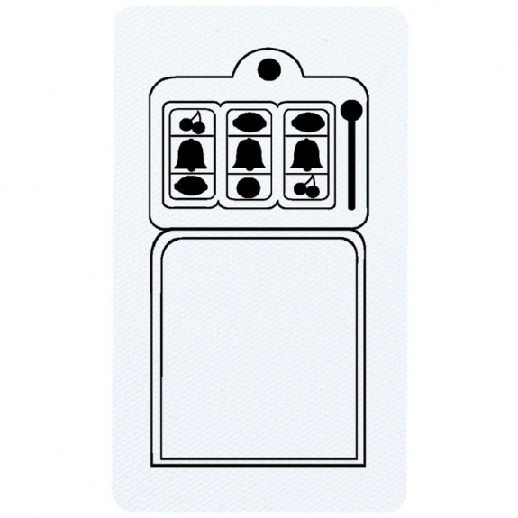 White Slot Machine Logo Jar Opener