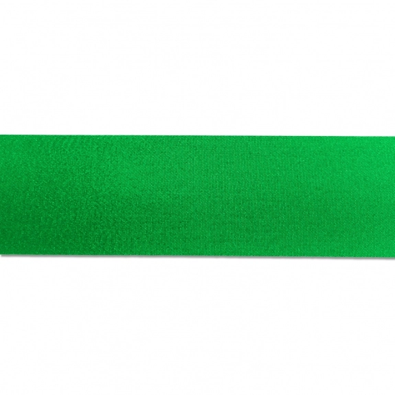 Holiday Green Silky Satin Custom Imprinted Ribbon