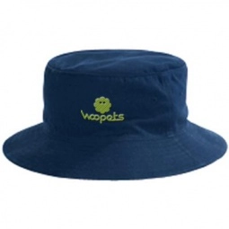 Navy Blue Promotional Cotton Twill Unstructured Bucket Hat