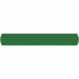 Green Reflective Snap-On Promotional Bands / Logo Wristband - 7"