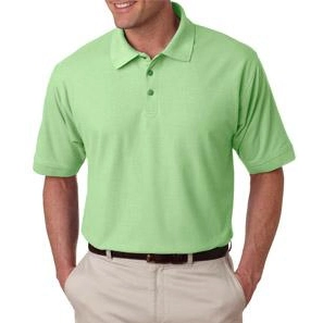 Apple UltraClub Whisper Pique Blend Custom Polo Shirt - Men's