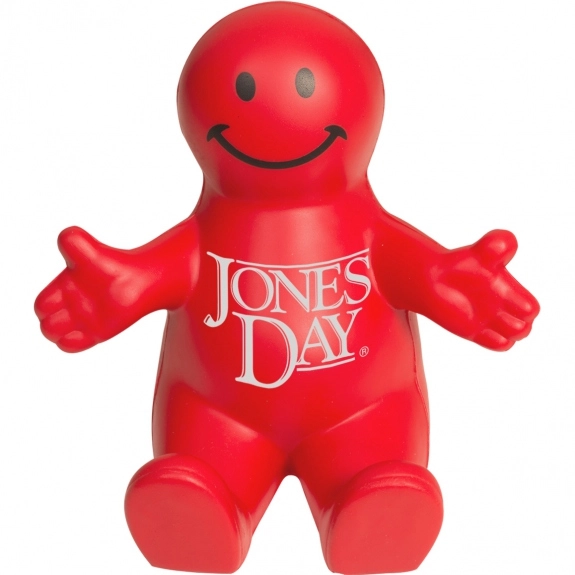 Red - Happy Dude Custom Stress Ball & Cell Phone Holder