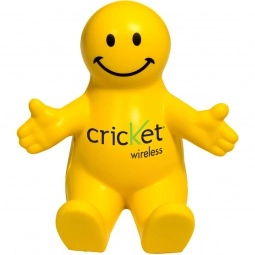 Yellow - Happy Dude Custom Stress Ball & Cell Phone Holder