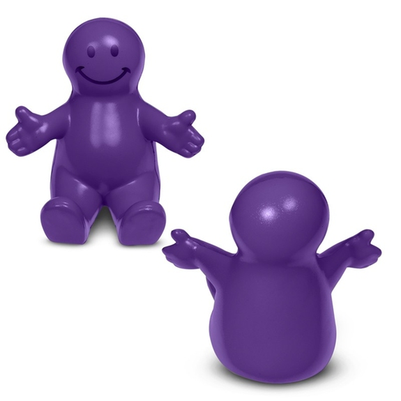 Purple - Happy Dude Custom Stress Ball & Cell Phone Holder