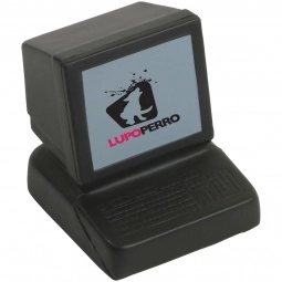Black Computer Shaped Promotional Stress Reliever
