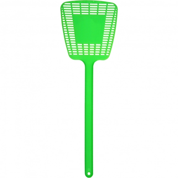 Neon Green Full Color Jumbo Promotional Fly Swatter - 16"