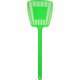 Neon Green Full Color Jumbo Promotional Fly Swatter - 16"