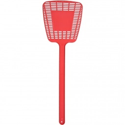 Red Full Color Jumbo Promotional Fly Swatter - 16"
