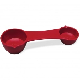 Cranberry Plastic Promotional Measuring Spoon