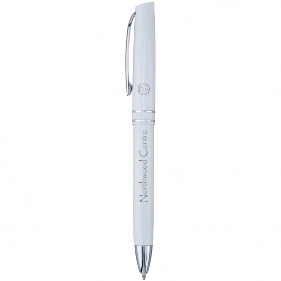 White - Satin Finish Executive Promotional Pen