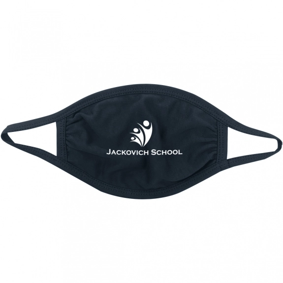 Charcoal Cotton Reusable Promotional Face Mask - Youth