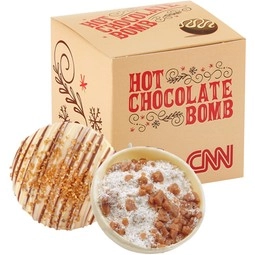 Dulce de Leche Full Color Custom Hot Chocolate Bomb - Gift Box
