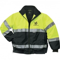 Charles River Signal High Visibility Custom Jacket - Mens